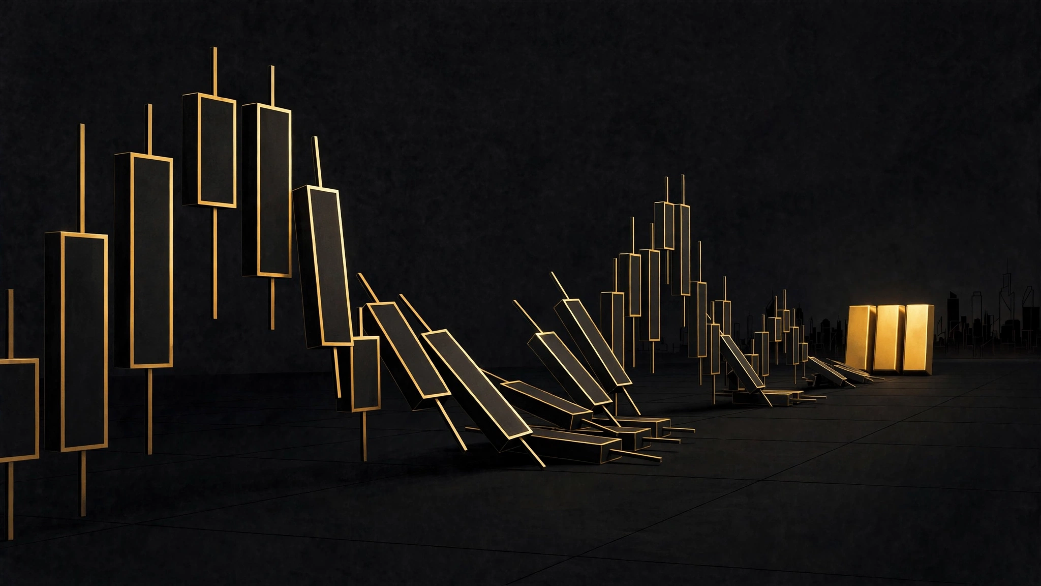 Editorial illustration for Hedge-Fund Stock Pickers Lost 2.9% in a Week. Asia Took the Worst Hit.