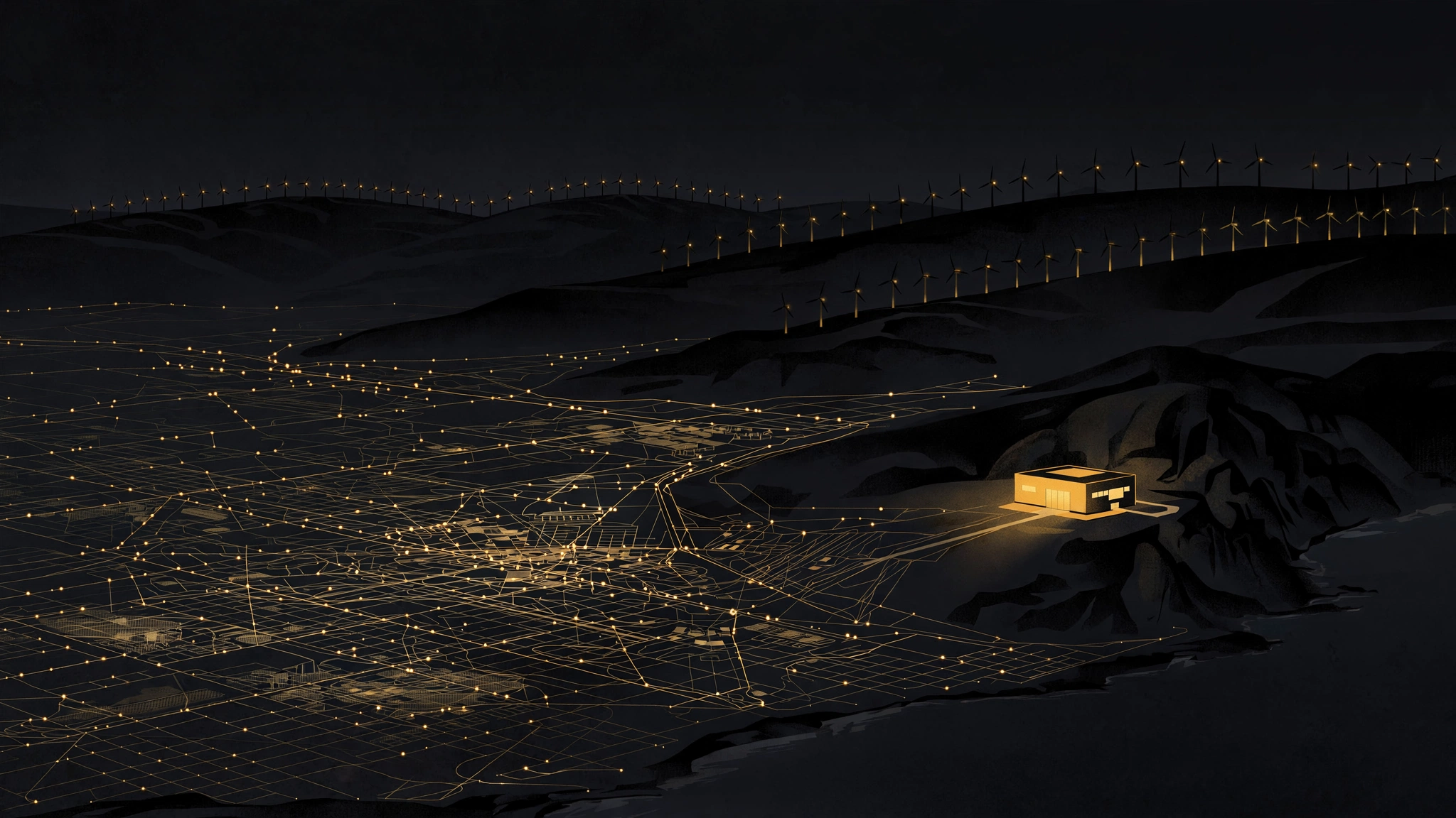 Editorial illustration for Anthropic Signed for 95 Megawatts. The C$10 Billion Is EverWind's Plan.