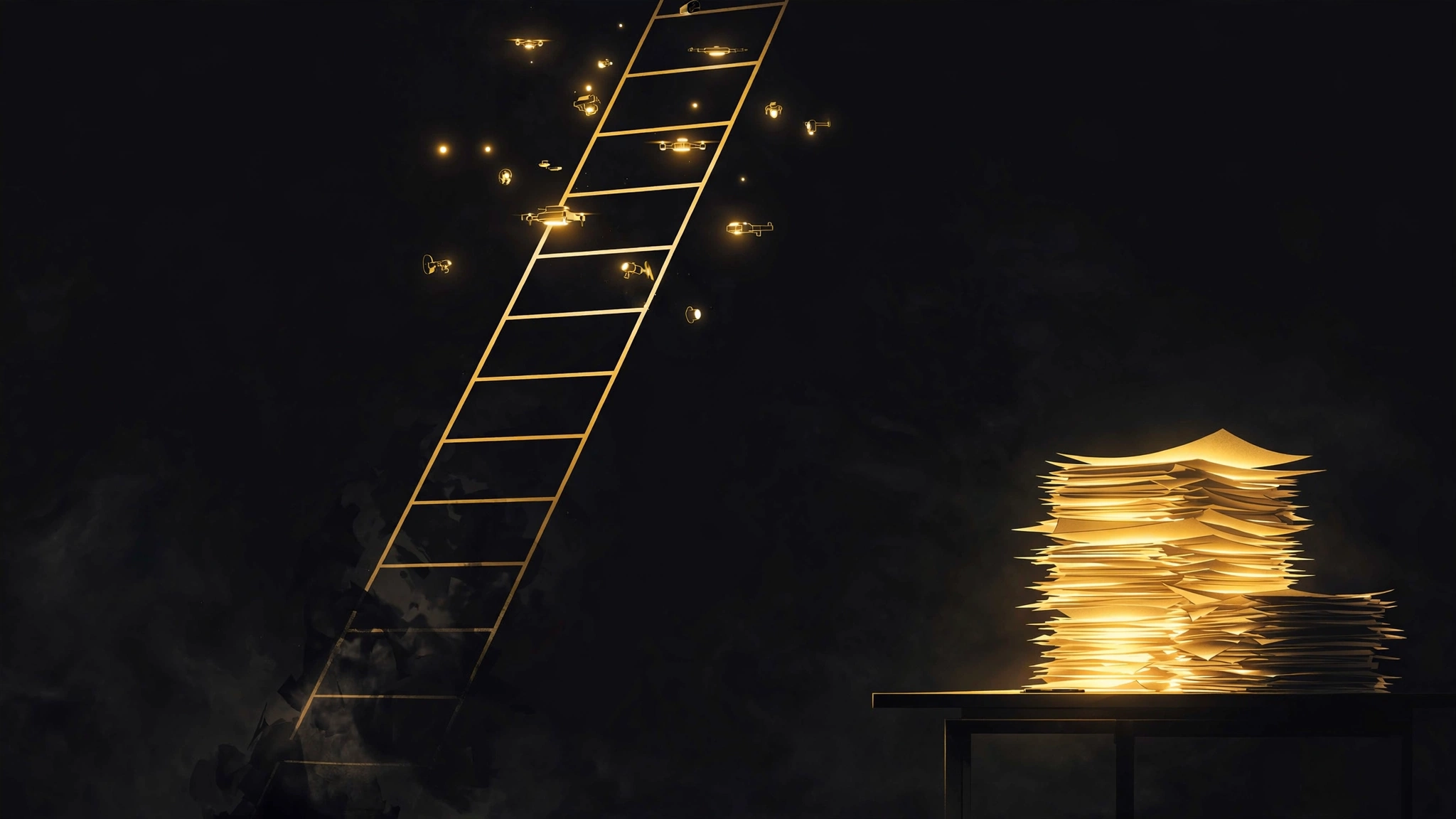 Editorial illustration for Anthropic's Junior Hiring Share Fell From 27% to 9%. Agent Hours Hit 6 to 1.