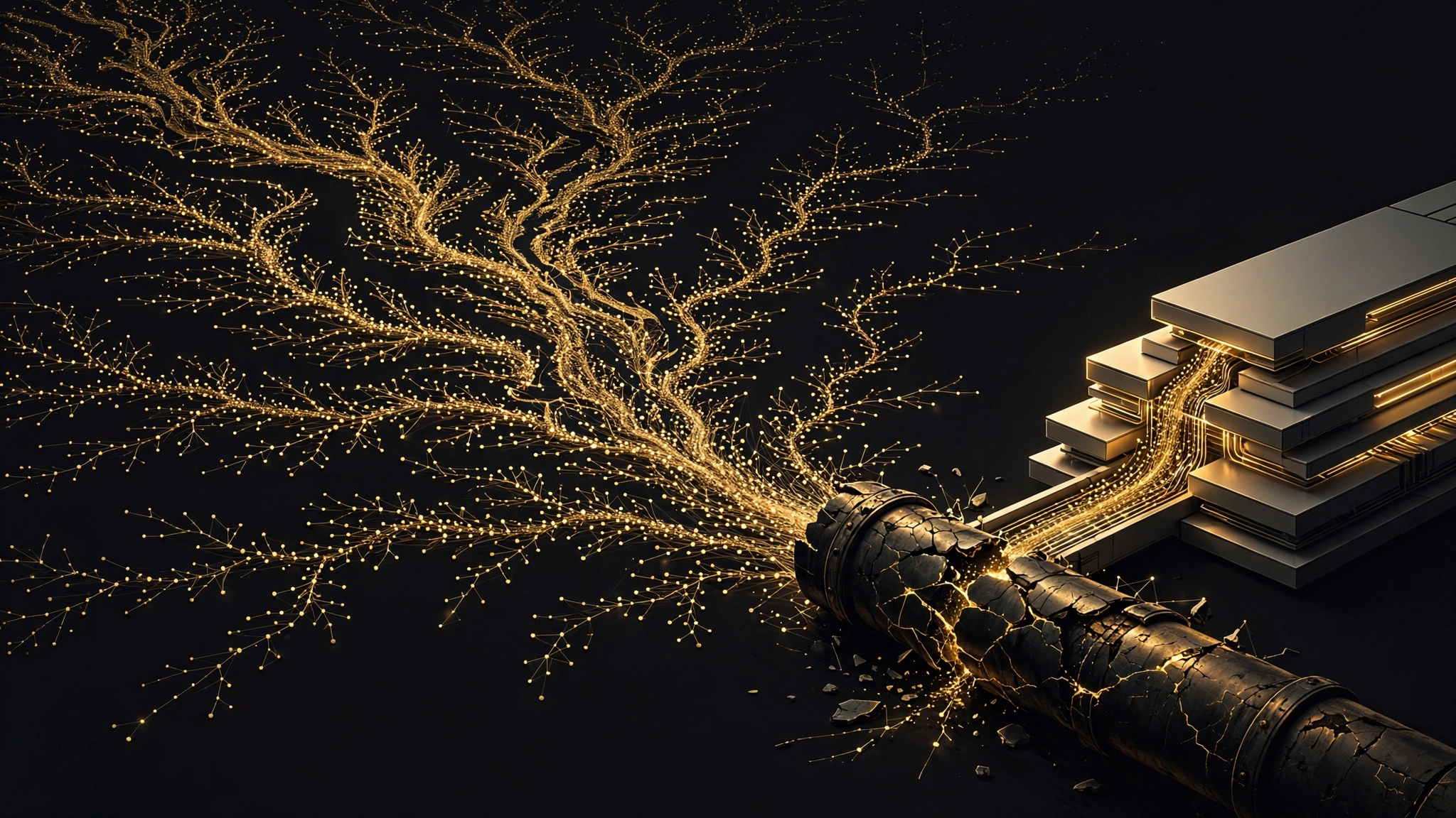 Editorial illustration for Anthropic Merged 30,000 Changes a Day. Then It Replaced Git.