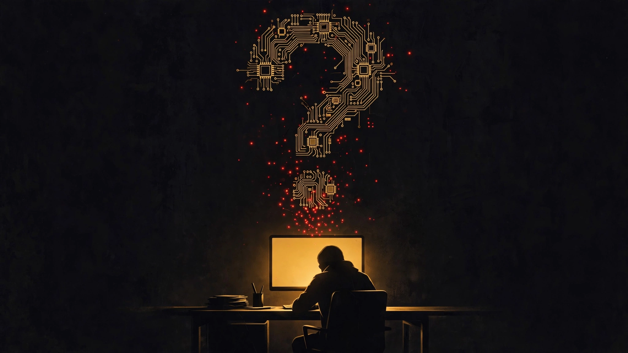 Editorial illustration for Workers Keep Catching AI Making Mistakes. One in Five Is Told Not to Speak Up.
