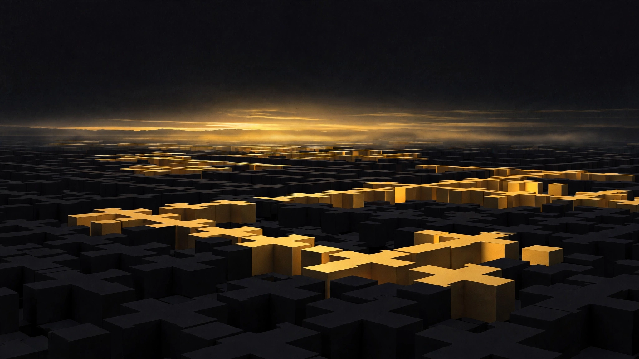 Editorial illustration for Atria Dawn Is a 744B Open-Weight Model. Its Own Benchmarks Show the Coding Gaps.
