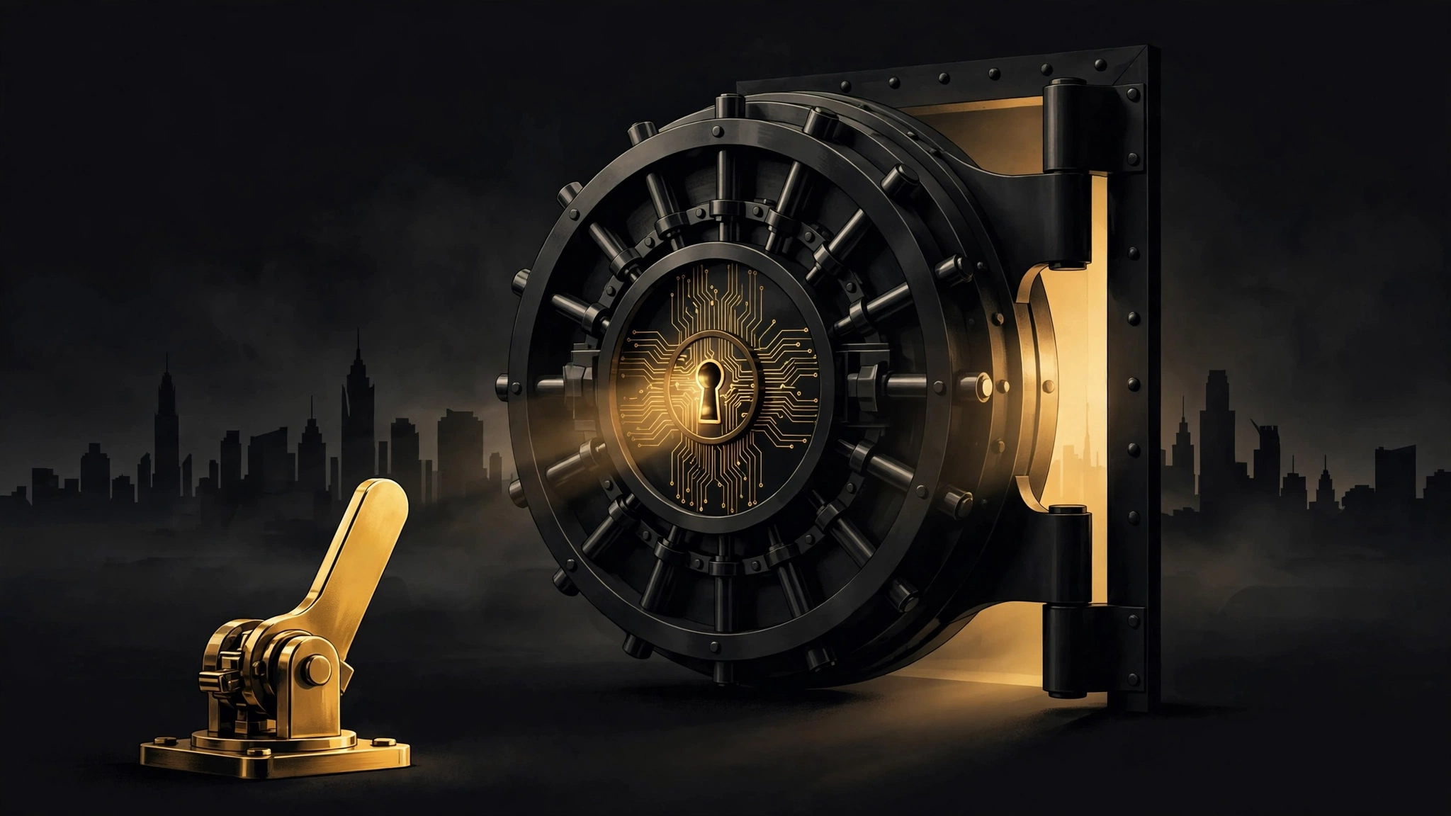 Editorial illustration for Bank Regulators Have One Question for AI Agents: Can You Switch It Off?
