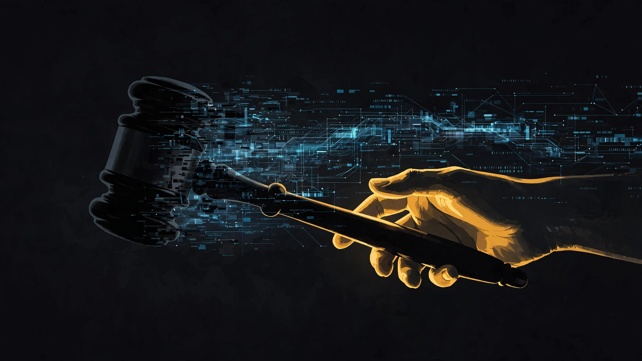 Editorial illustration for California Just Banned AI-Only Firings