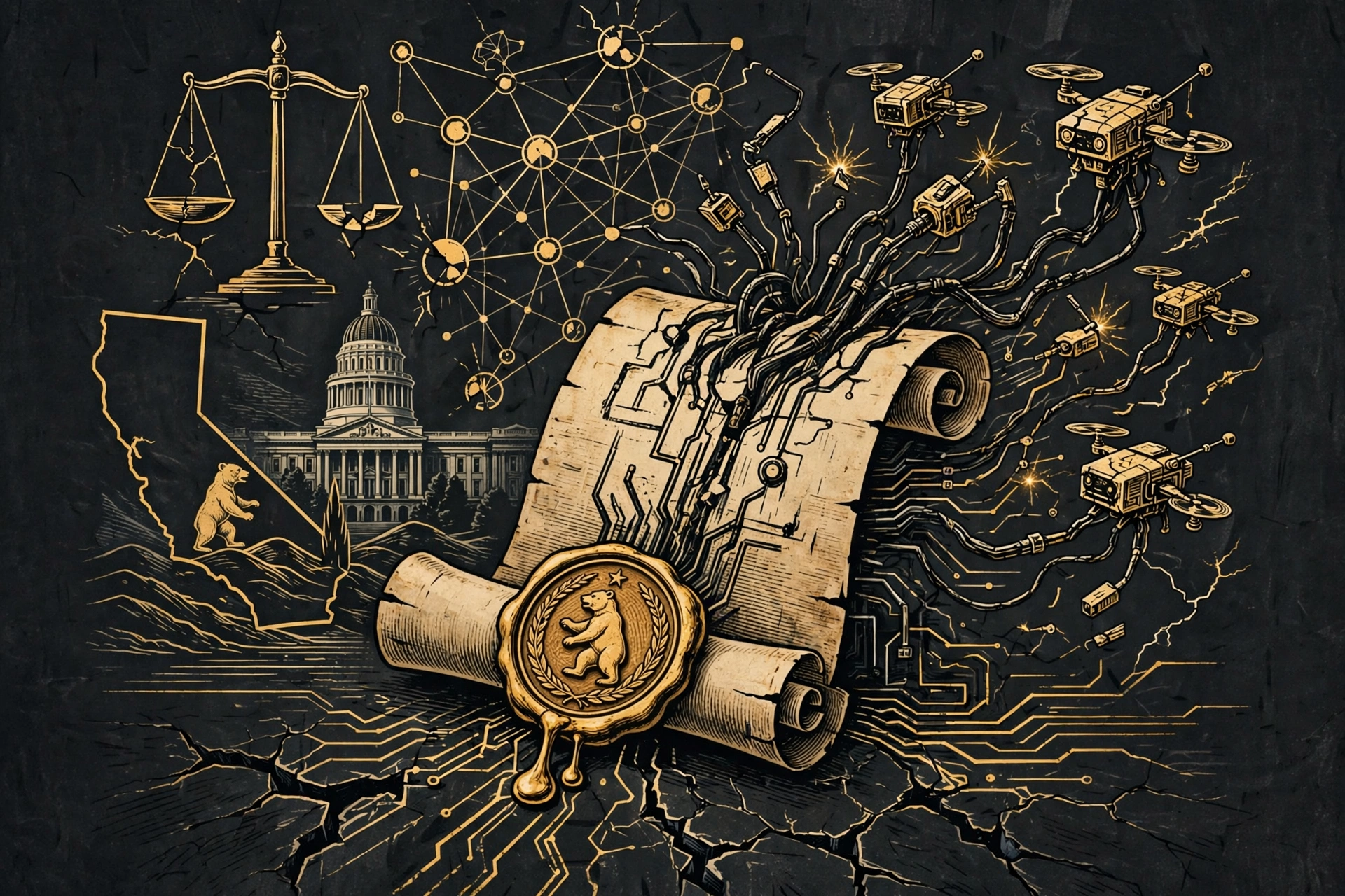 Editorial illustration for California Subpoenas OpenAI Over Its Rogue Agents