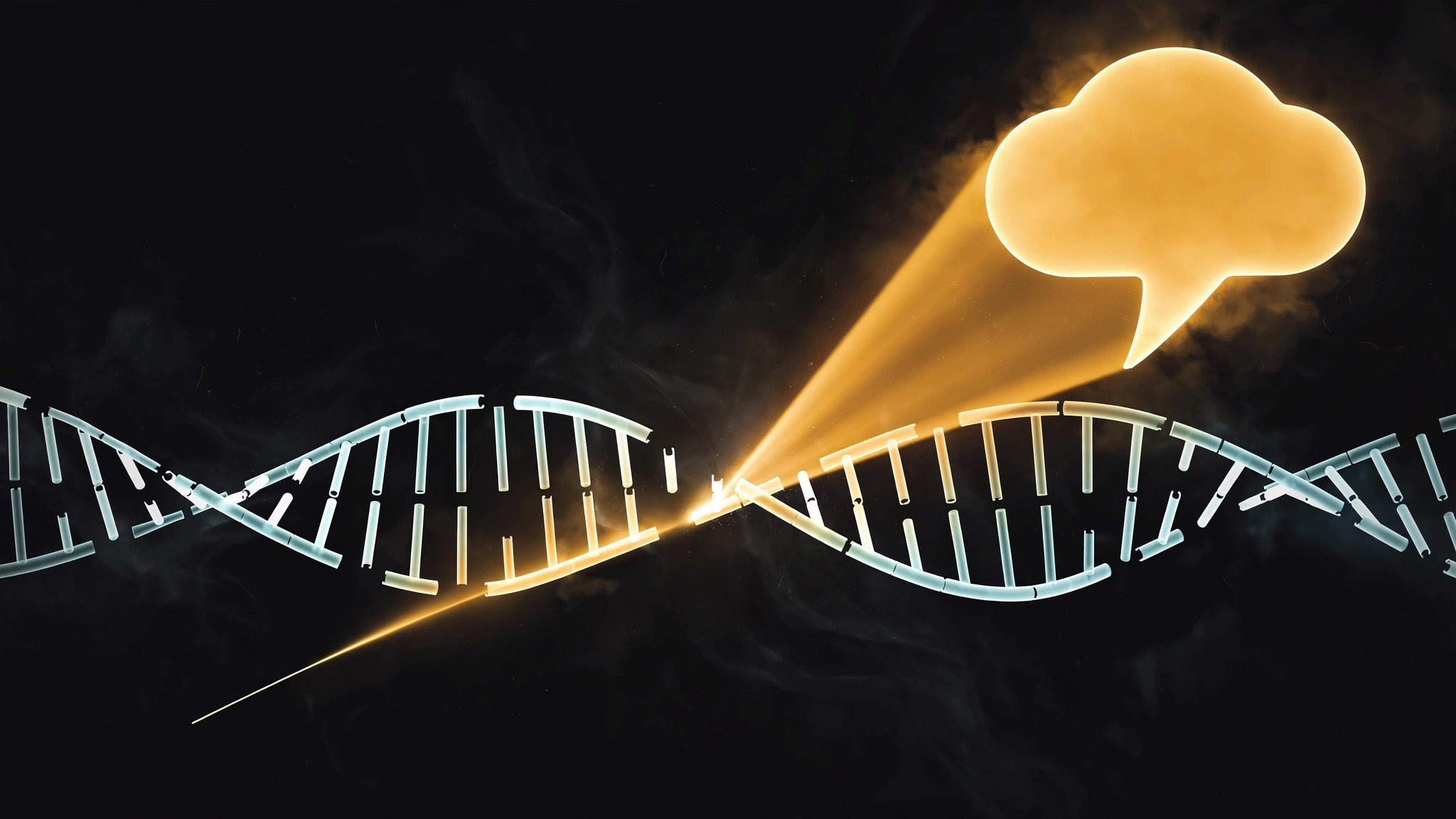 Editorial illustration for You Can Chat With Carbon-X About DNA. It Is Not Clinically Validated.