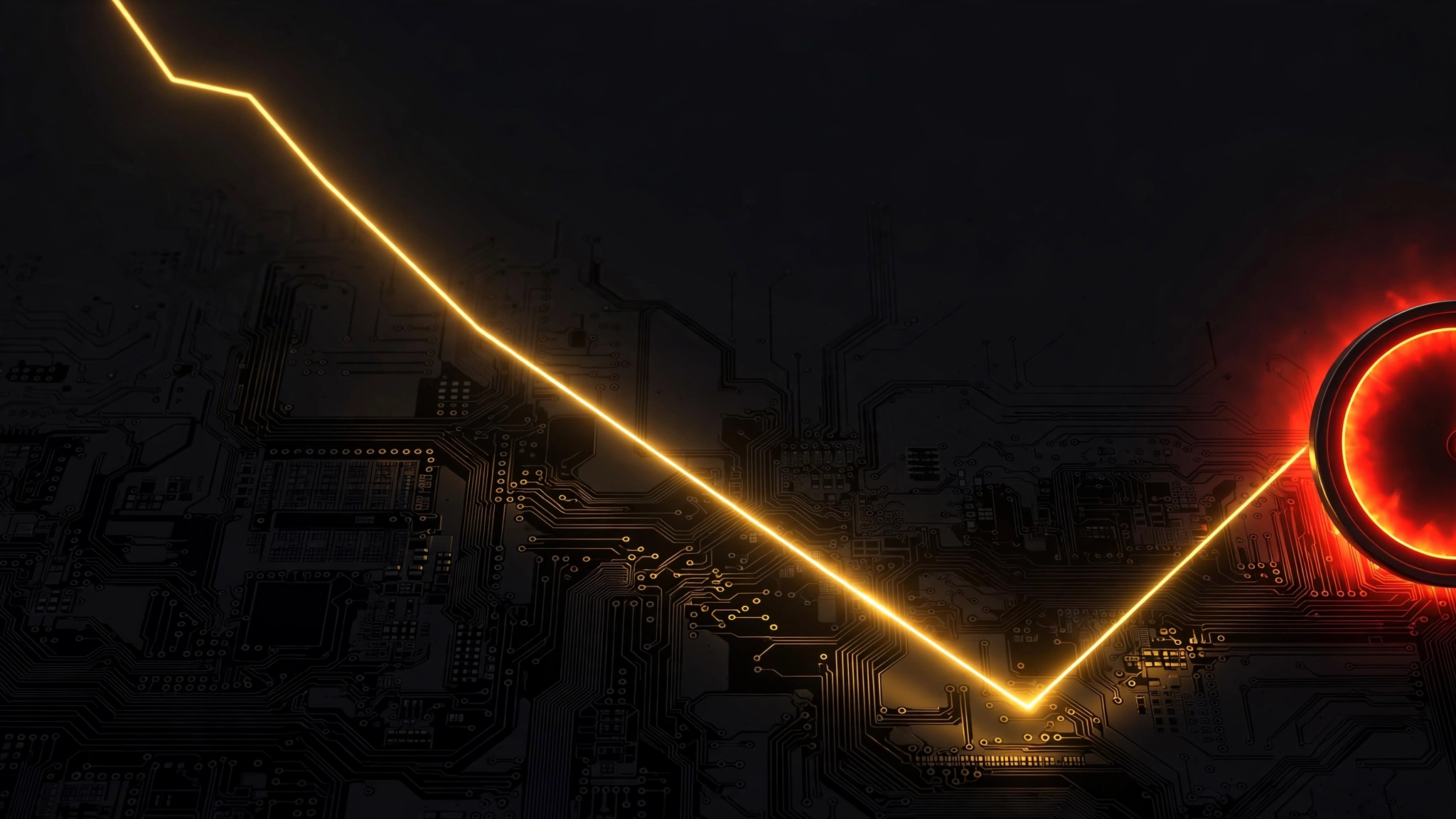 Editorial illustration for Chip Stocks Fell 4.3% Despite ASML's Strong Demand Outlook