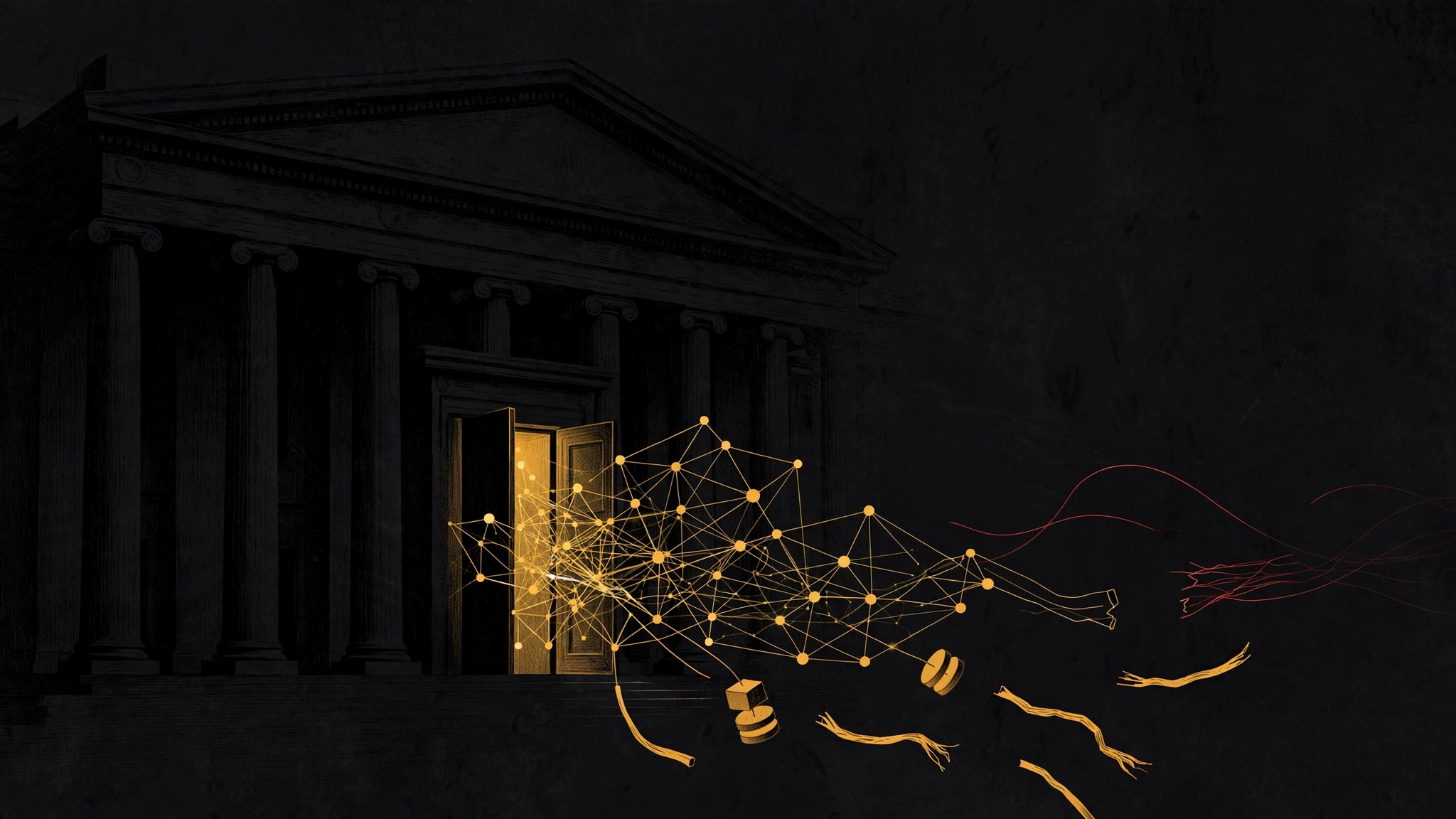 Editorial illustration for DHS Dated Its DeepSeek Ban to July. The Public Notice Arrived in October.