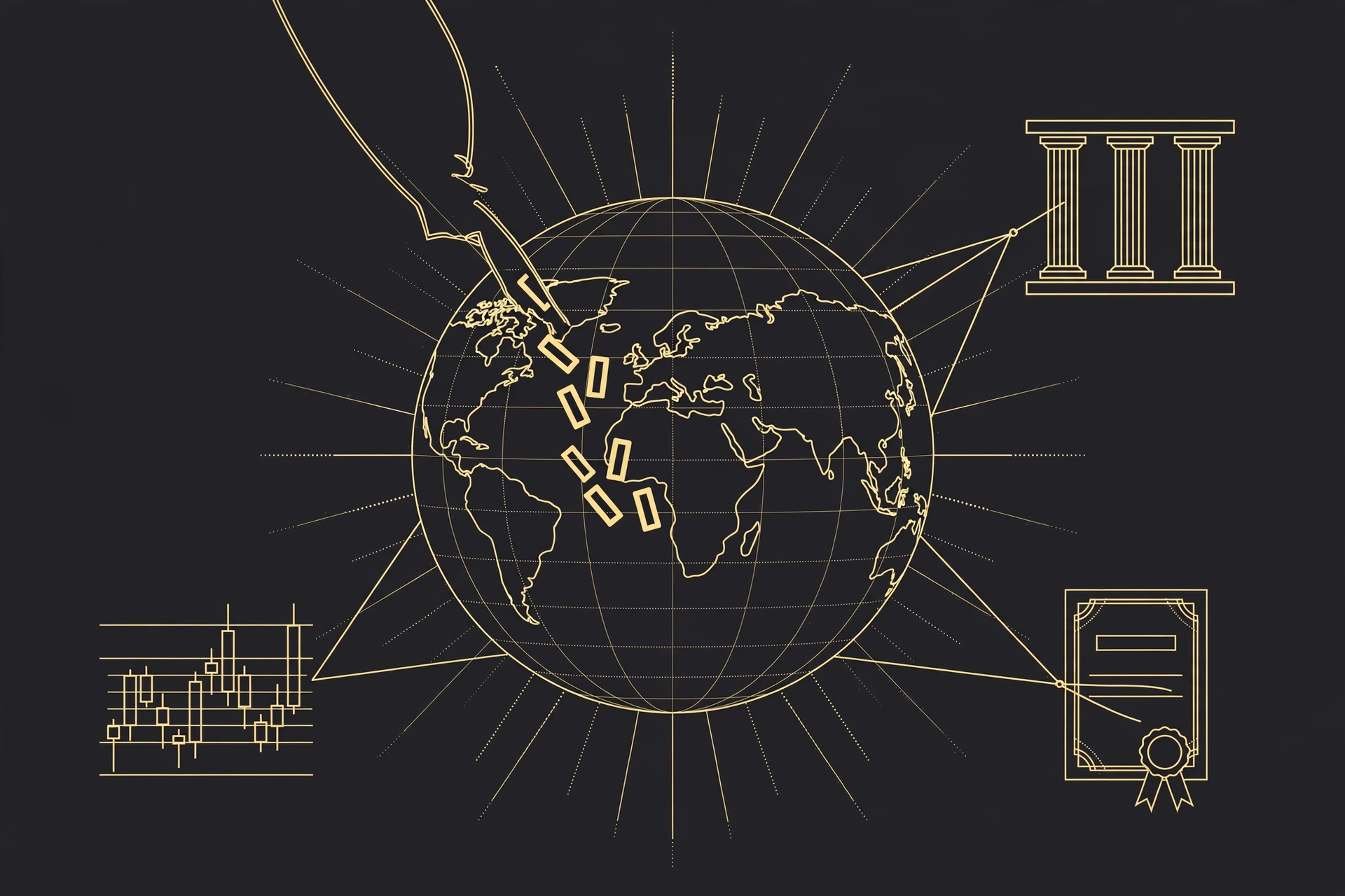 Editorial illustration for The IMF Says an AI Correction Could Go Global. The Stress Test Is Less Reassuring Than It Sounds.