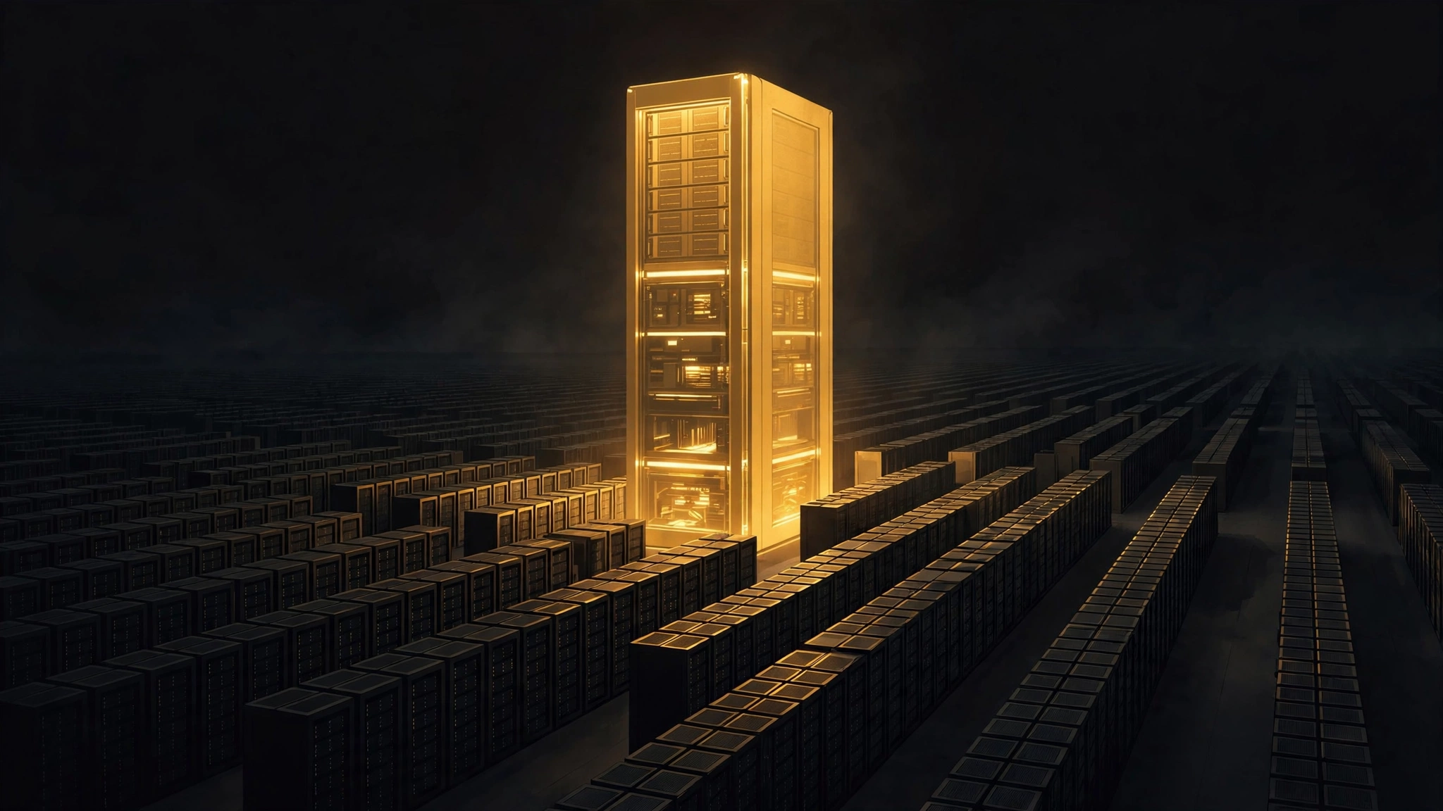 Editorial illustration for Lambda Wants $4 Billion. Read Its Backlog Like a Footnote.