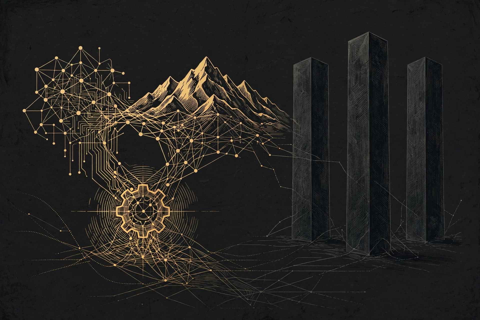 Editorial illustration for Meta and Sierra Proposed an Agent Standard. The Big Three Didn't Sign.