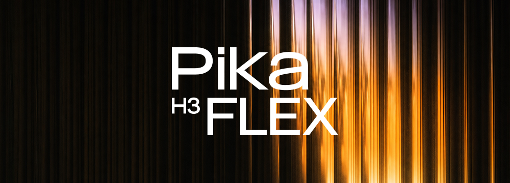 Pika H3 Flex official banner from the Pika-Labs Hugging Face model card