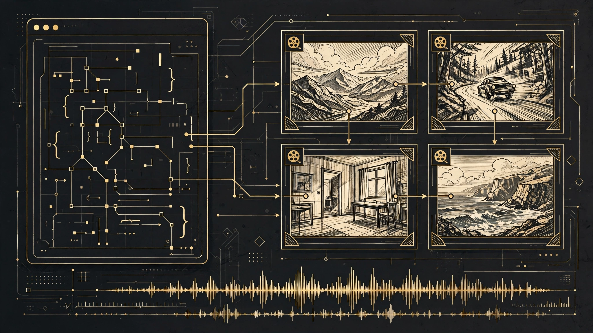 Editorial illustration for PixVerse V6 Wants Your Coding Agent to Be the Director