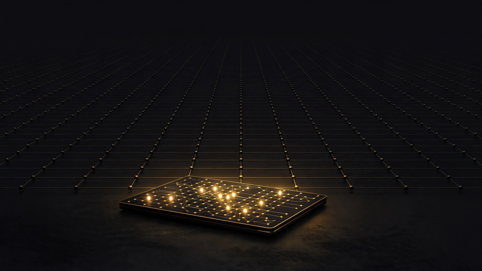 Editorial illustration for Flint Is a Coding Model Built With AI. It Runs on Your Laptop.
