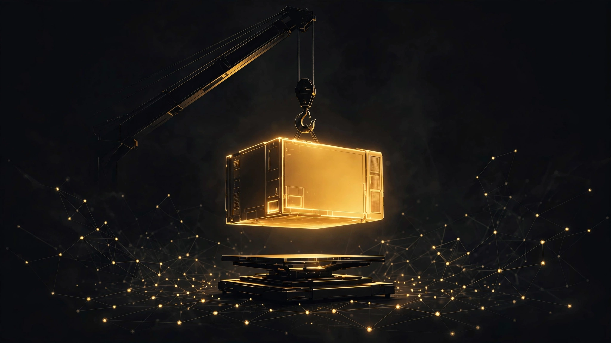 Editorial illustration for Beam's Weights Are Live. The Terabyte Is Yours to Host.