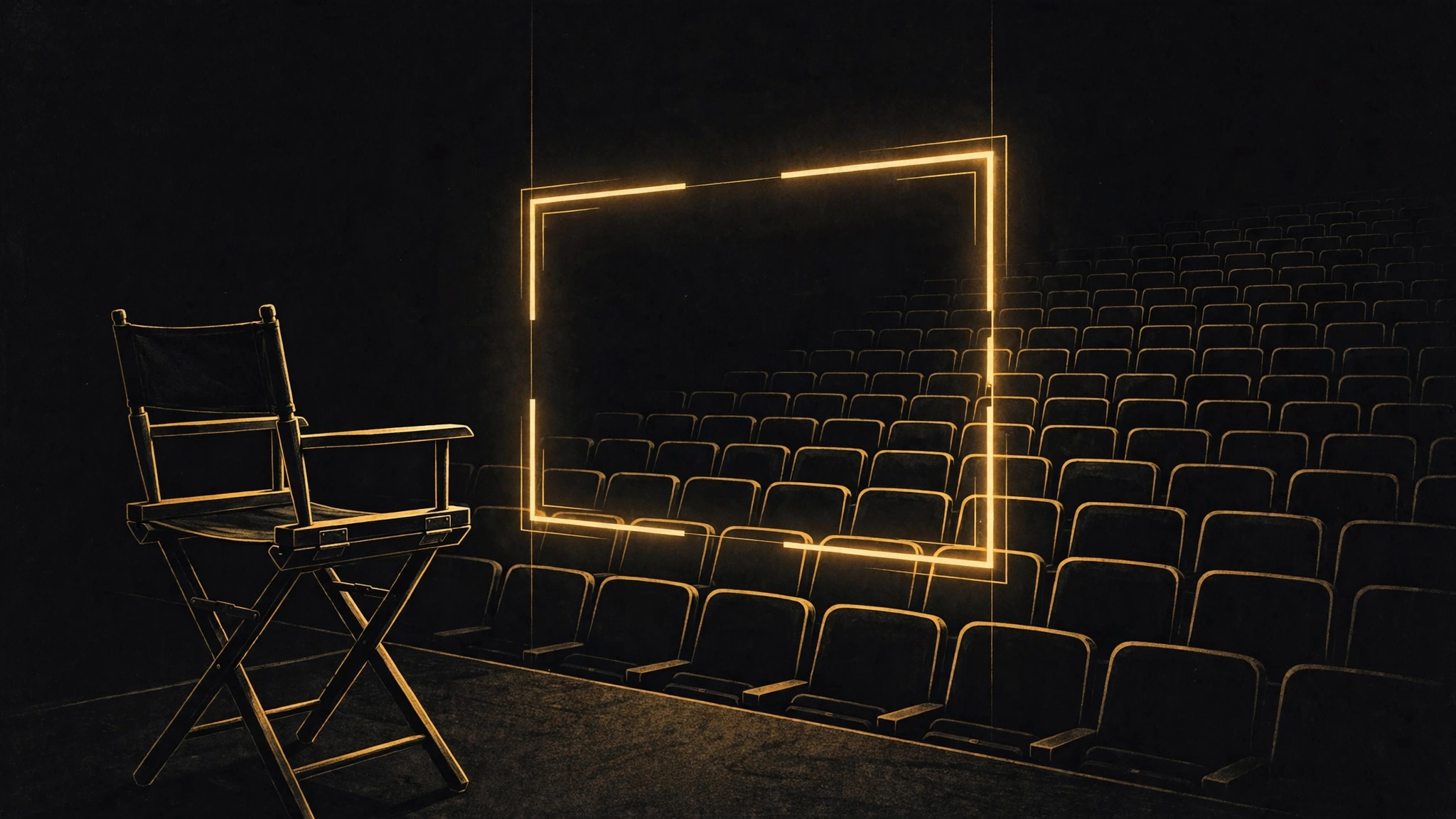 Editorial illustration for Runway's CEO Says AI Could Replace Actors. The Evidence Is Less Clear.